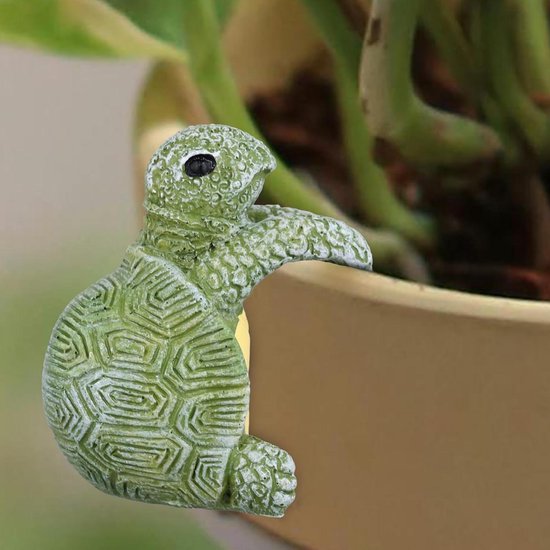 BRTNUP 300 stuks mini-harsfiguren, lichtgevende dieren, mini-schildpadden, kleine dierenfiguren, lichtgevende schildpadden voor tuindecoratie
