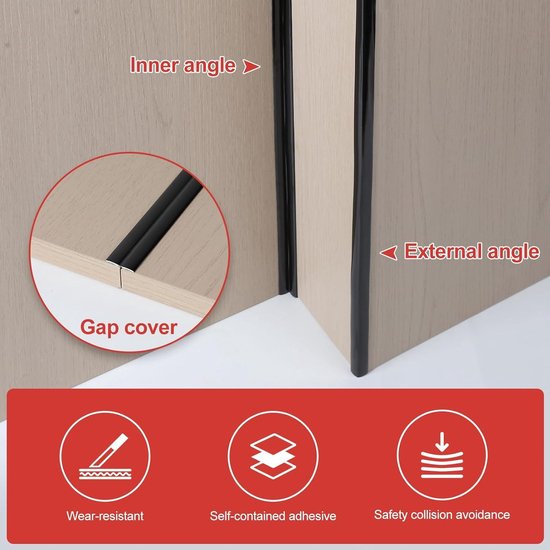 Allecto Plus - Flexibele decoratieve zelfklevende sierlijst 2 cm x 10 m