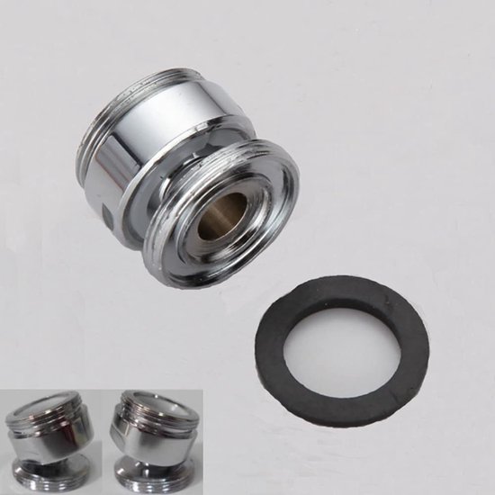 PATIKIL M26*1.0 Mâle à M22*1.0 Mâle Filetage Robinet Adaptateur, Chromé Aérateur Droit Connecteur pour Jardin Tuyau Eau Filtre Tube, Argent PATIKIL M26*1.0 Mâle à M22*1.0 Mâle Filetage Robinet Adaptateur, Chromé Aérateur Droit Connecteur pour Jardin Tuyau Eau Filtre Tube, Argent