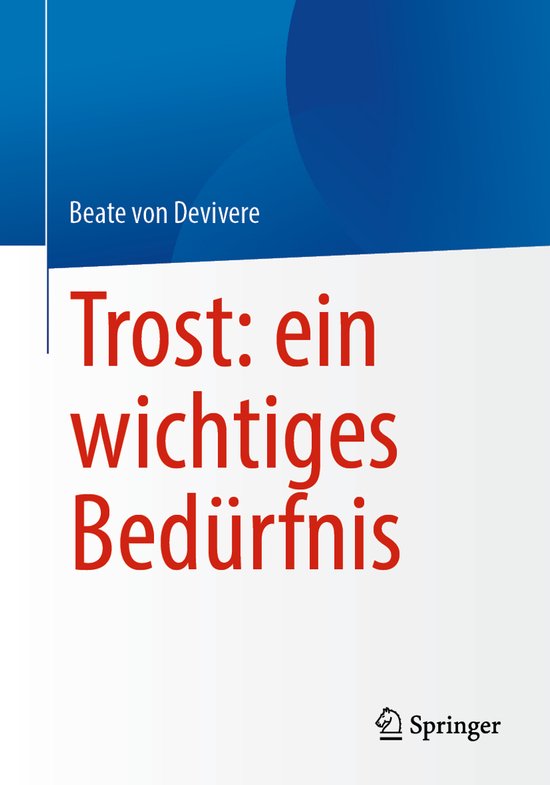 Trost: ein wichtiges Bedürfnis - cover