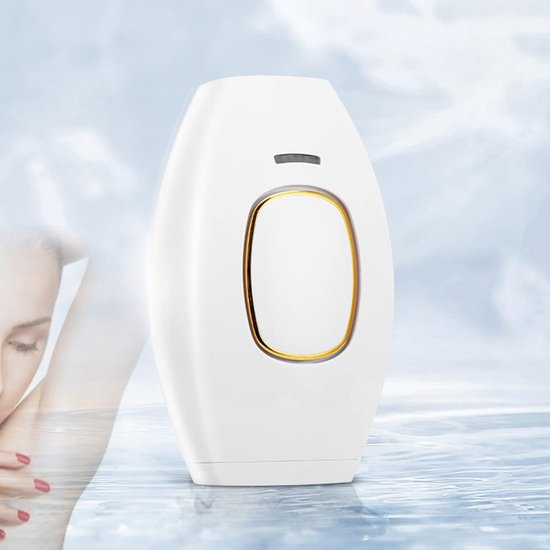 5 minuten laser ontharingsapparaat voor thuisgebruik - voor vrouwen en mannen, elk lichaamsdeel (wit)
