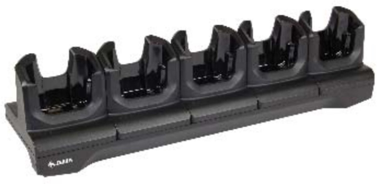 Zebra ShareCradle 5-Slot - Handheld-Ladestation - Ausgangsanschlüsse: 5 - für Zebra TC20, TC-20 All-Touch, TC25, TC25 Rugged Smartphone (CRD-TC2X-SE5CO-01)