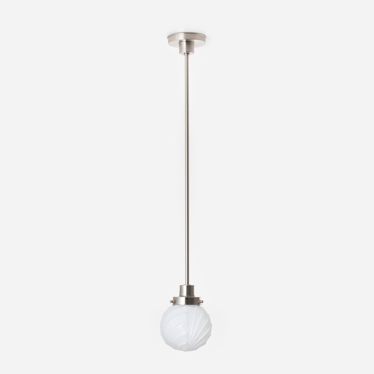 Coloured by Art Hanglamp Swingbulb 20's Matnikkel - Art Deco Trade