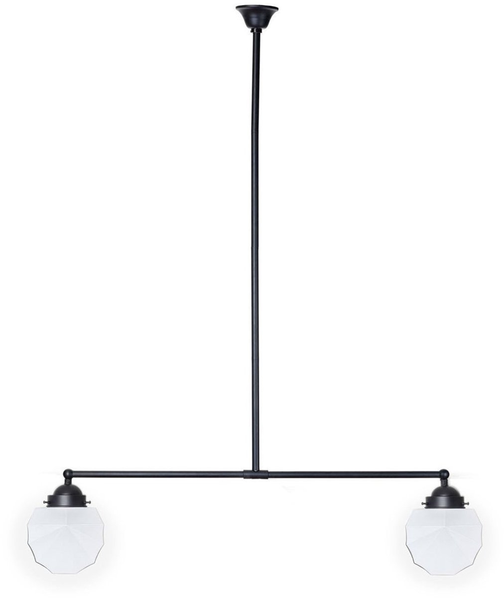 Coloured by Art Moonlight T-lamp 2 lichts Johanna - Art Deco Trade Zwart