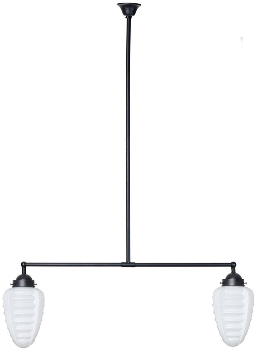 Coloured by Art Moonlight T-lamp 2 lichts Parole - Art Deco Trade Zwart