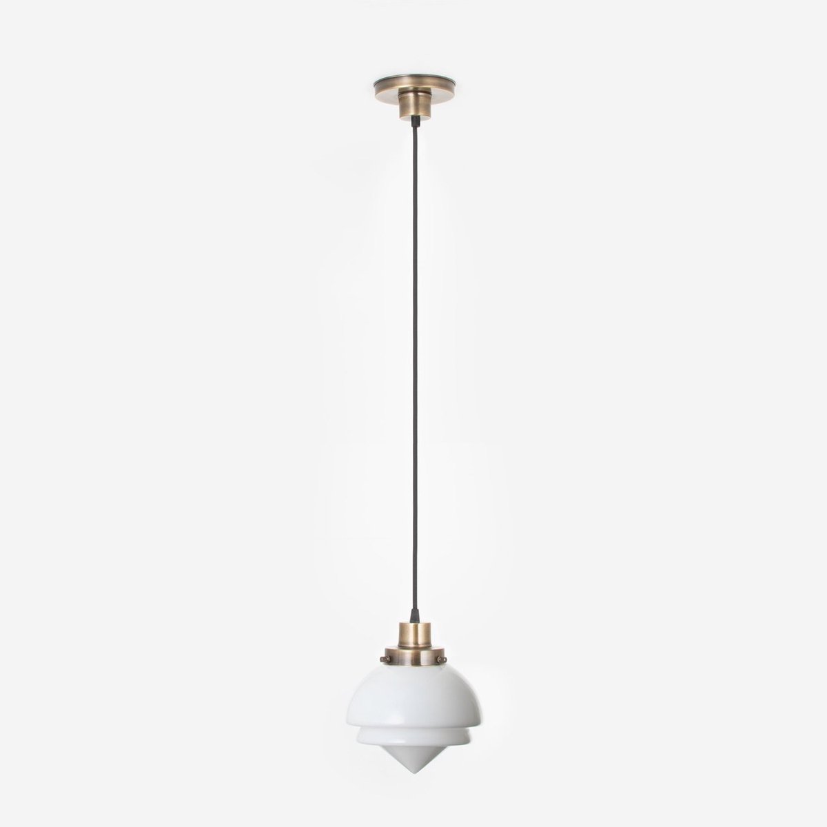 Hanglamp aan snoer Small Pointy 20's Brons - Art Deco Trade