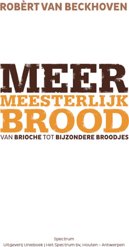 Meer meesterlijk brood