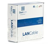 DANICOM CAT6A S/FTP 50 meter kabel op rol soepel - PVC (Fca) - Trekdoos - Internetkabel - Netwerkkabel - UTP kabel
