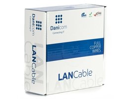 DANICOM CAT6A S/FTP 50 meter kabel op rol soepel - PVC (Fca) - Trekdoos - Internetkabel - Netwerkkabel - UTP kabel