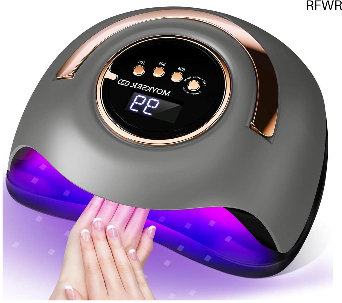 RFWR® Professionele UV LED Nageldroger met Infraroodsensor - Sneldrogende Nagellamp