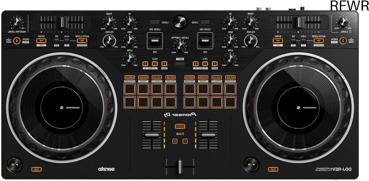 RFWR® Scratch-Style 2-kanaals DJ-controller voor Serato - Gemakkelijk en Creatief DJ'en