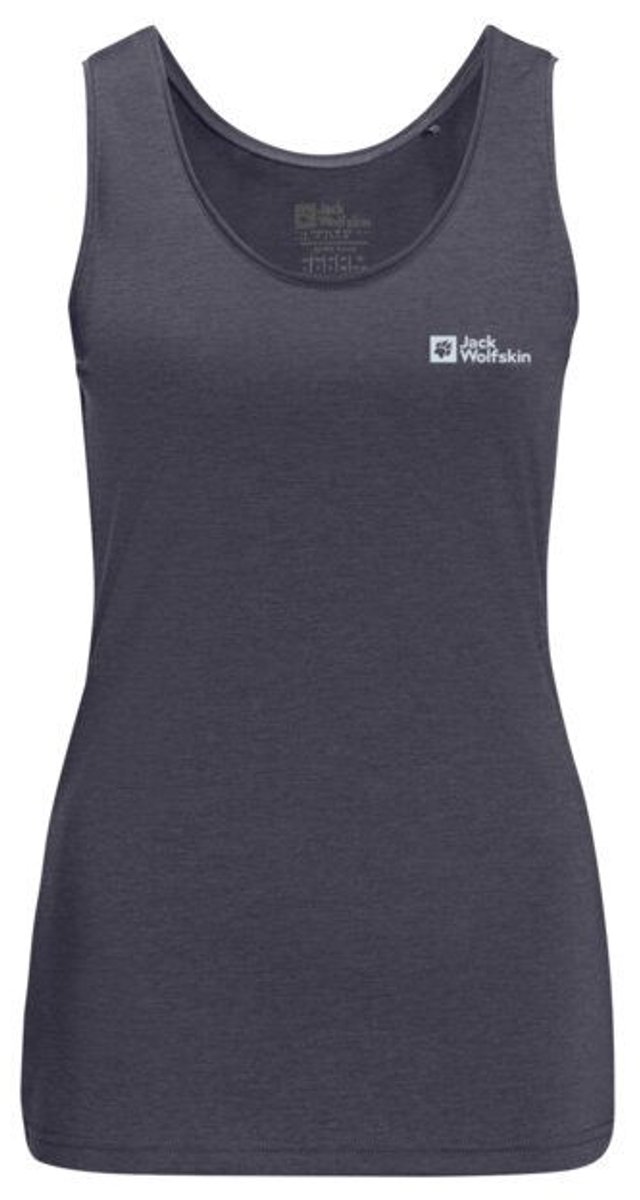 Jack Wolfskin Crosstrail Tank W – Outdoor Kleding Fleeces en Truien T-Shirt Zwart