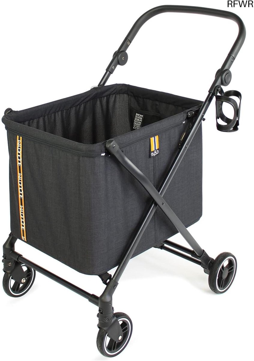 RFWR® Opvouwbare Boodschappentrolley met 4 Wielen en Modern Ontwerp