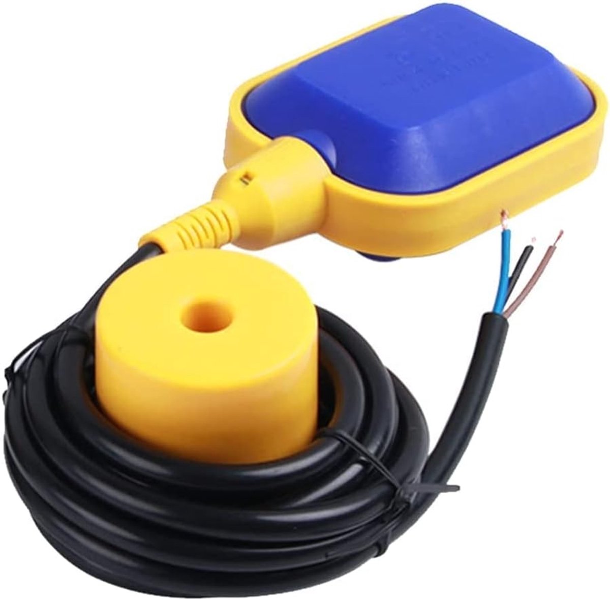 3 meter kabel waterniveauregelaar, vloeistofniveau-sensor, vlotterschakelaar, 220 V, niveauschakelaar, waterniveauregelpomp voor dompelpompen, rioolpompen, zwembaden en meer