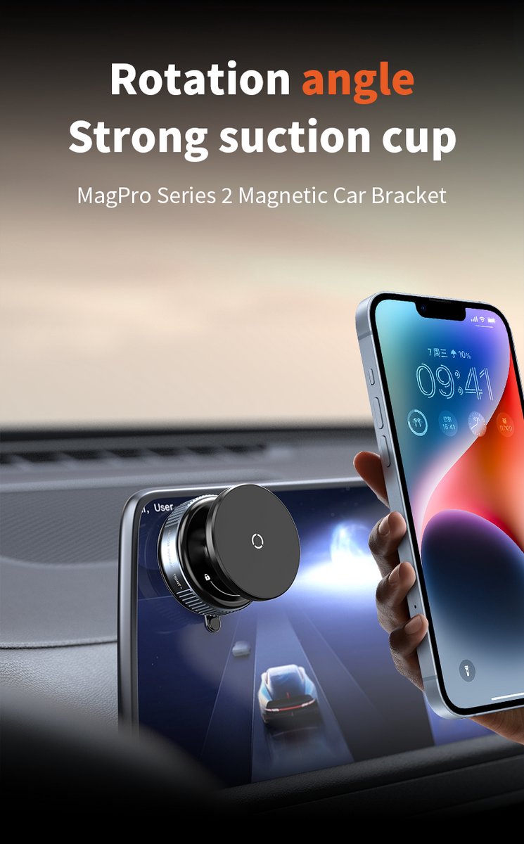 Kairiyard Vacuüm mobiele telefoonhouder voor de auto, super zuignap, 360 graden verstelbaar, opvouwbaar, compatibel met iPhone en alle smartphones