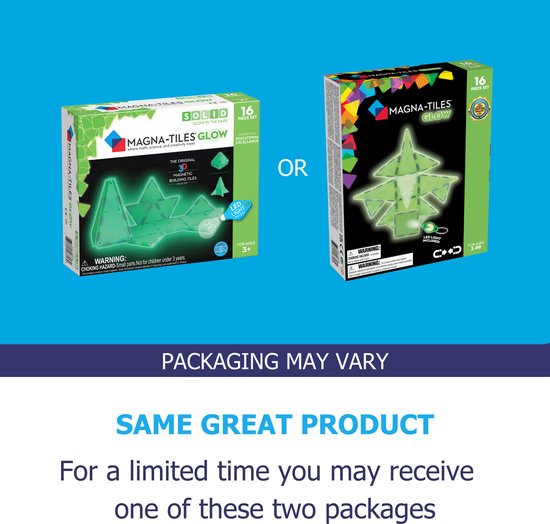 MagnaTiles Glow in the dark 16 stuks van MagnaTiles — afbeelding 3