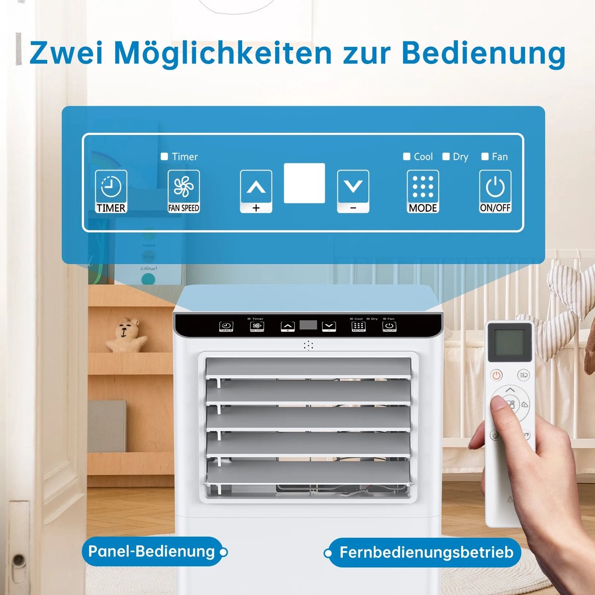 Afbeelding 3 van Mobiele Airco - Draagbare Airconditioner - Verplaatsbare