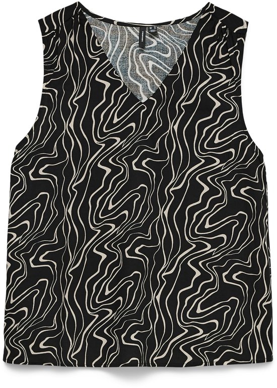 VERO MODA - VMEASY JOY S/L V-NECK TOP WVN GA - Dames - Blouses