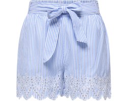 Only Tulum Embossed Loose Belt Woven Short Dames - Maat XS