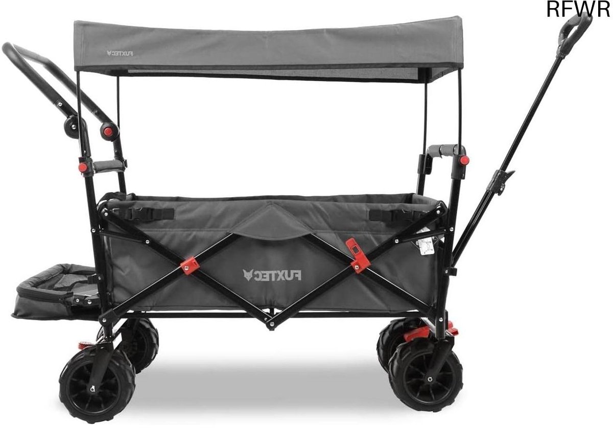 RFWR® Opvouwbare Strandkar met Brede Wielen en UV-bescherming