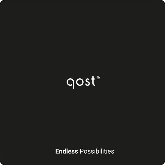 Qost - Organiseur de câbles - Pour 5 Câbles - Serre-câbles - Auto-adhésif - Support de câbles - Gestion des câbles - Zwart