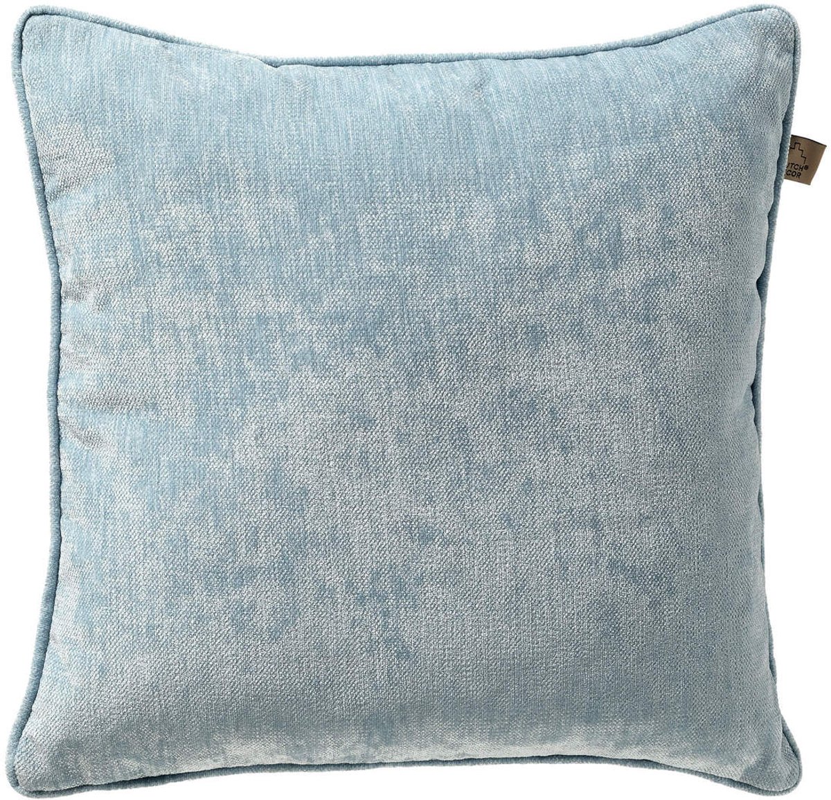 Dutch Decor LEWY - kussenhoes 45x45 cm - Sterling Blue - blauw - met rits - zonder binnenkussen