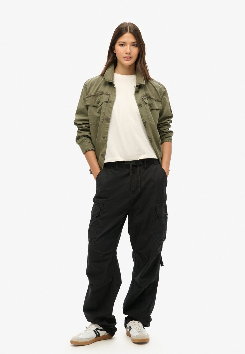 Superdry Para Cargobroek 32 30 Vrouw Zwart