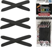 U-Lace Classic - Elastische Veters - Zwart - Mix-N-Match Pack