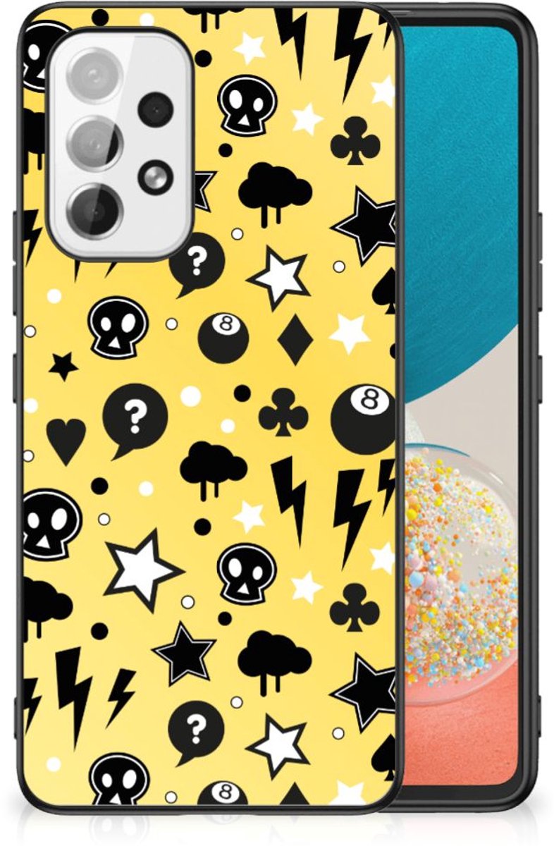 Telefoonhoesje Samsung Galaxy A53 Punk Geel