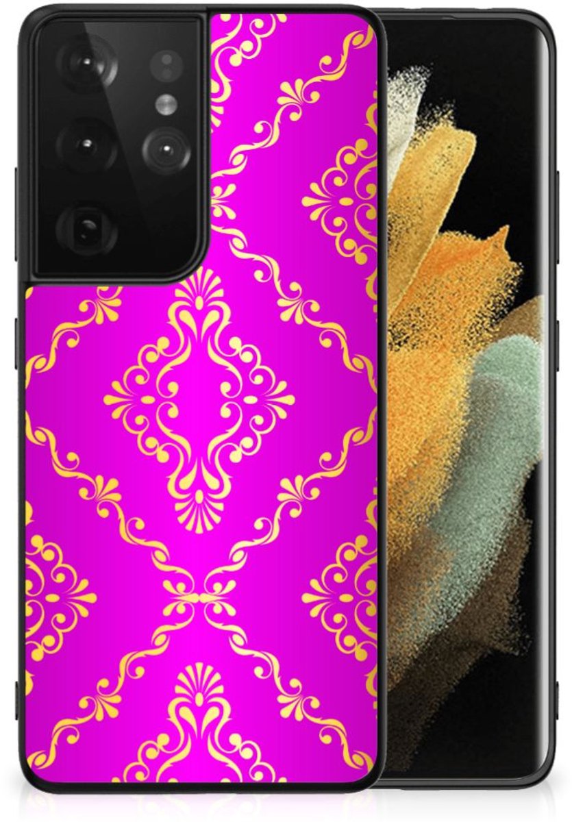 Back Cover Samsung Galaxy S21 Ultra Barok Roze