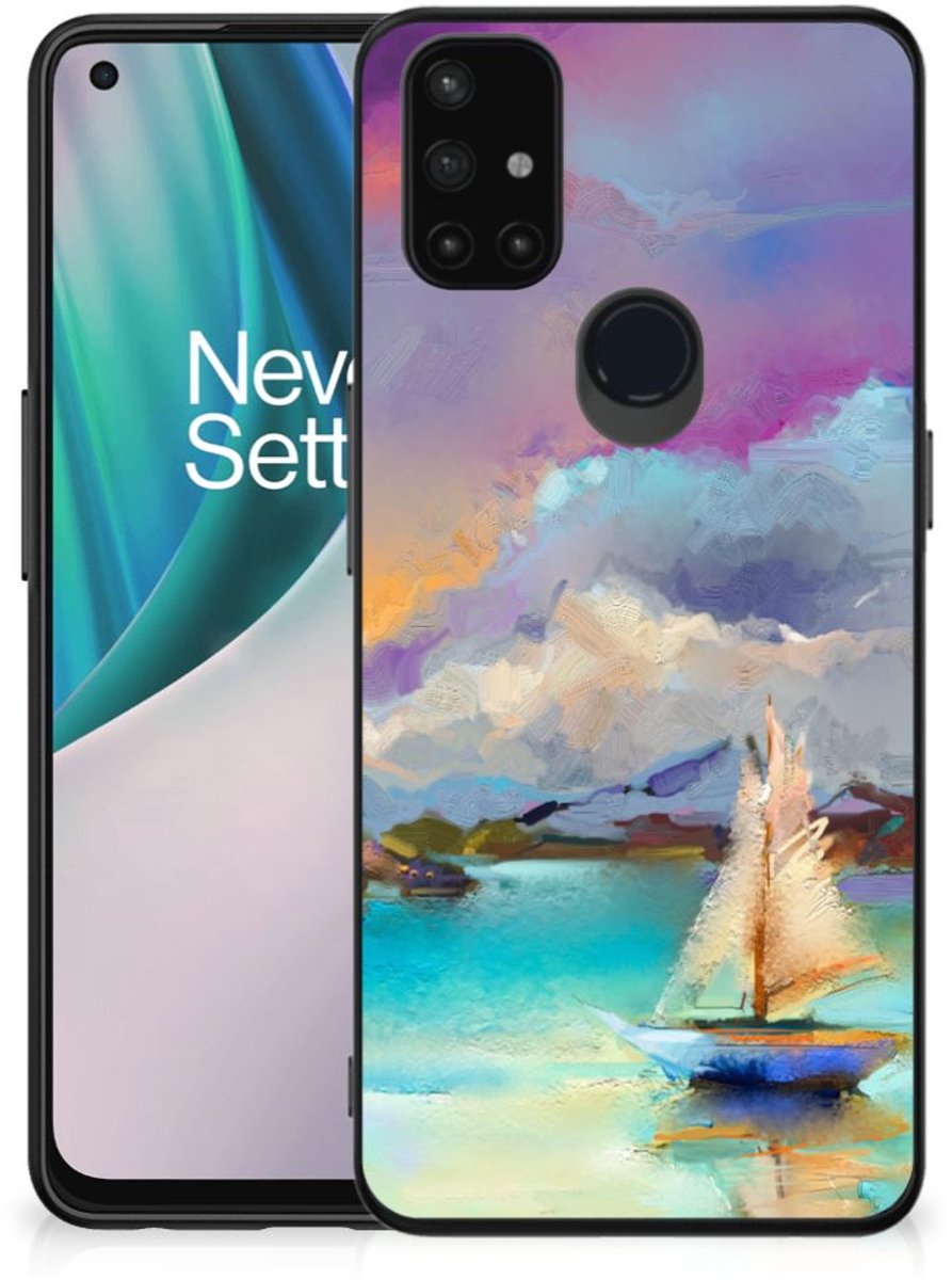 Kleurrijke Telefoonhoesje OnePlus Nord N10 5G Boat