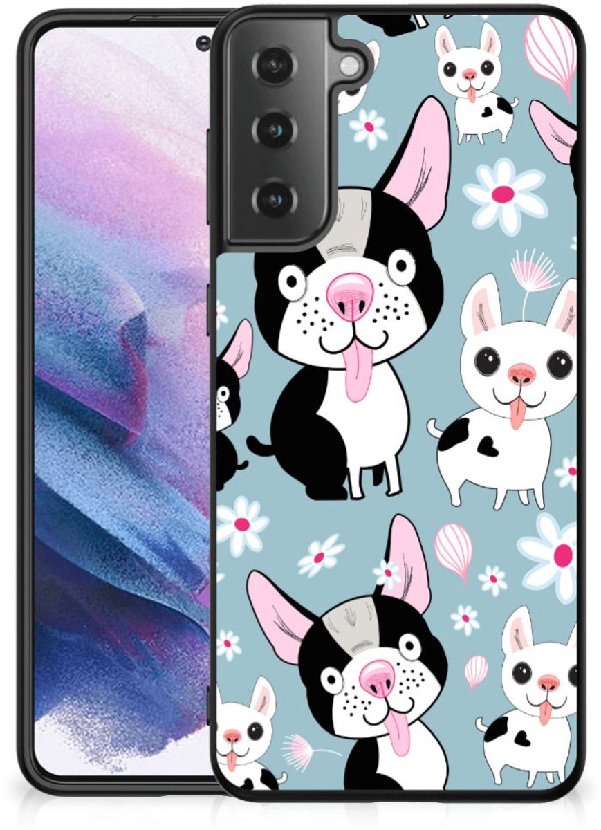 Samsung Galaxy S21 Plus Dierenprint Telefoonhoesje Hondjes