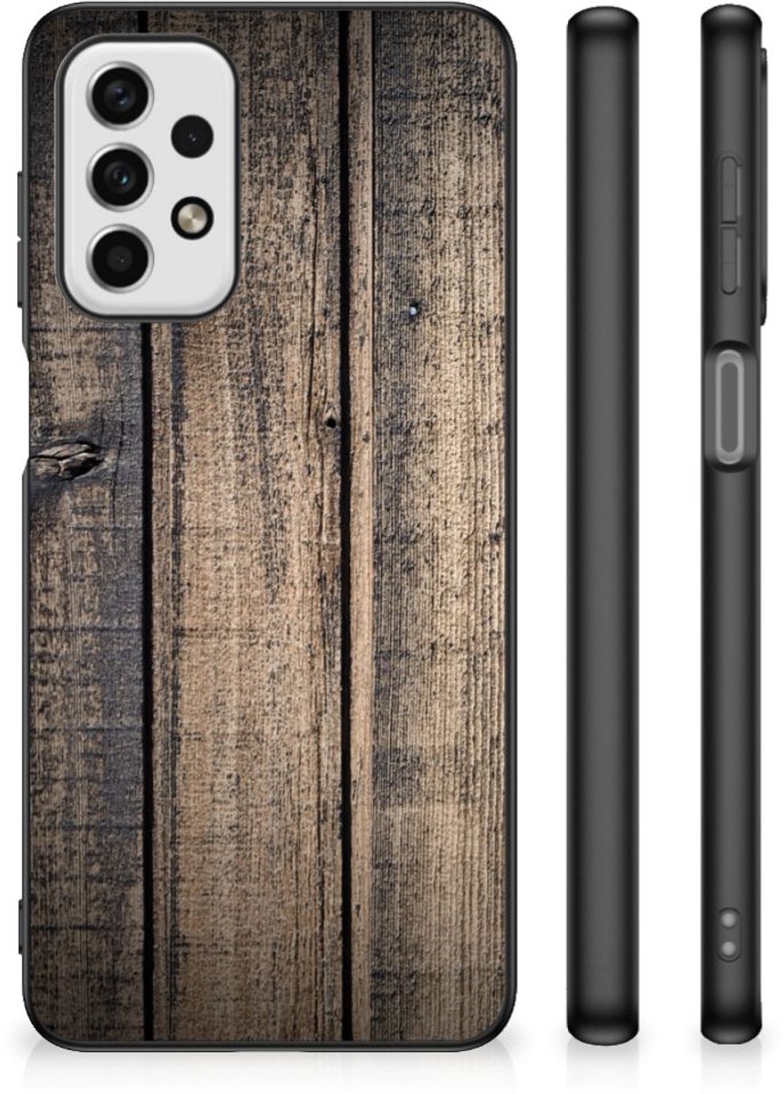 Samsung Galaxy A23 Houten Print Telefoonhoesje Steigerhout