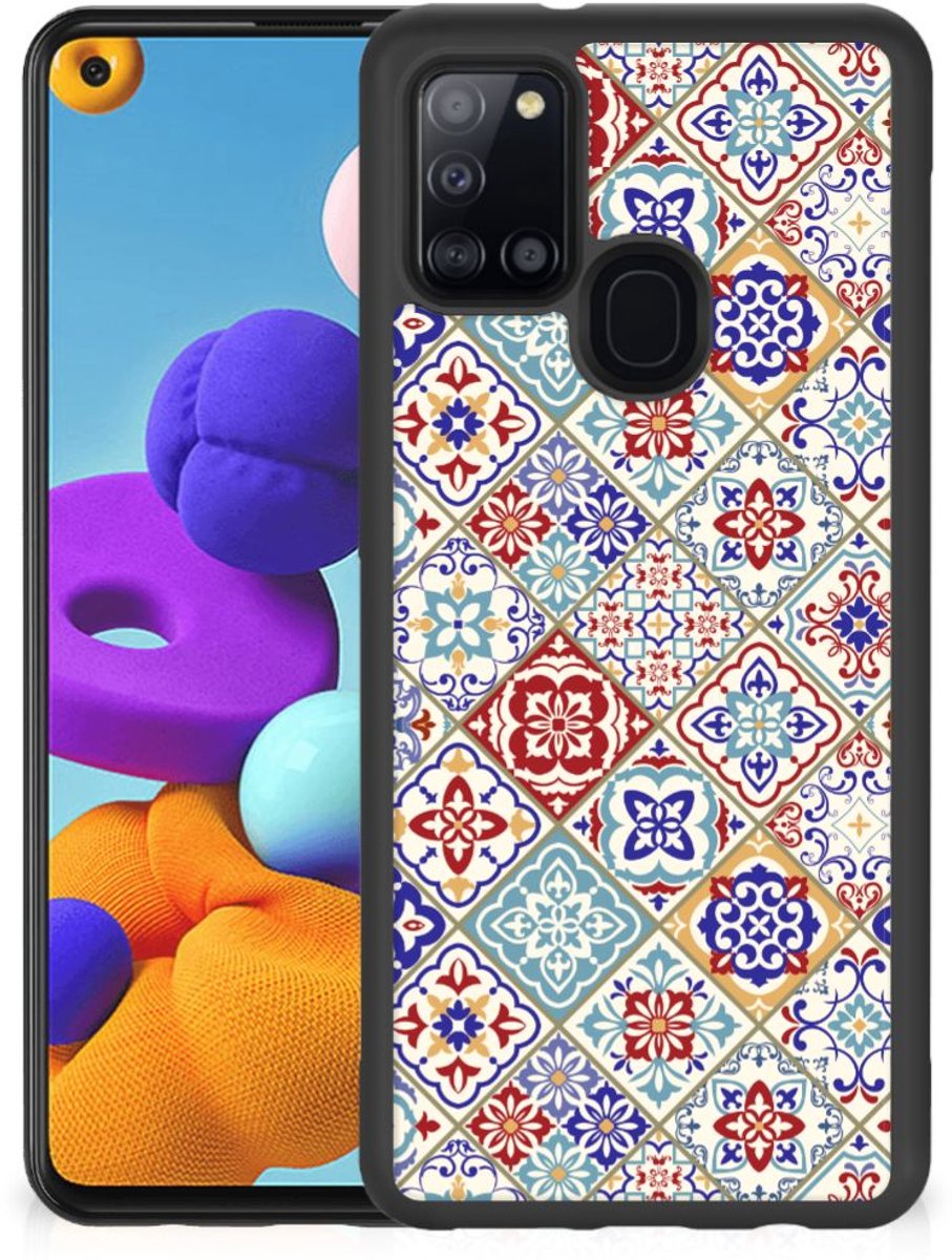 Samsung Galaxy A21s Gripcase Tiles Color