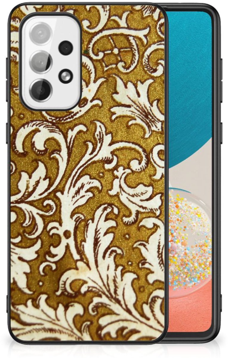Back Cover Samsung Galaxy A73 Barok Goud