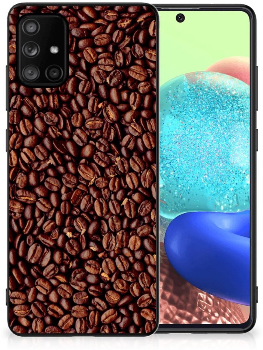 Samsung Galaxy A71 Back Cover Hoesje Koffiebonen