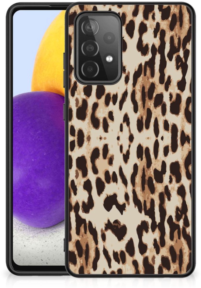 Samsung Galaxy A72 (5G/4G) Dierenprint Telefoonhoesje Leopard