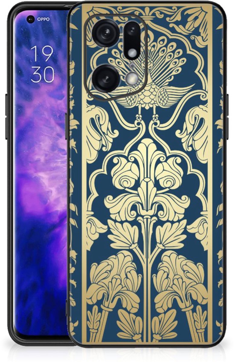 OPPO Find X5 Pro Bloemen Hoesje Beige Flowers
