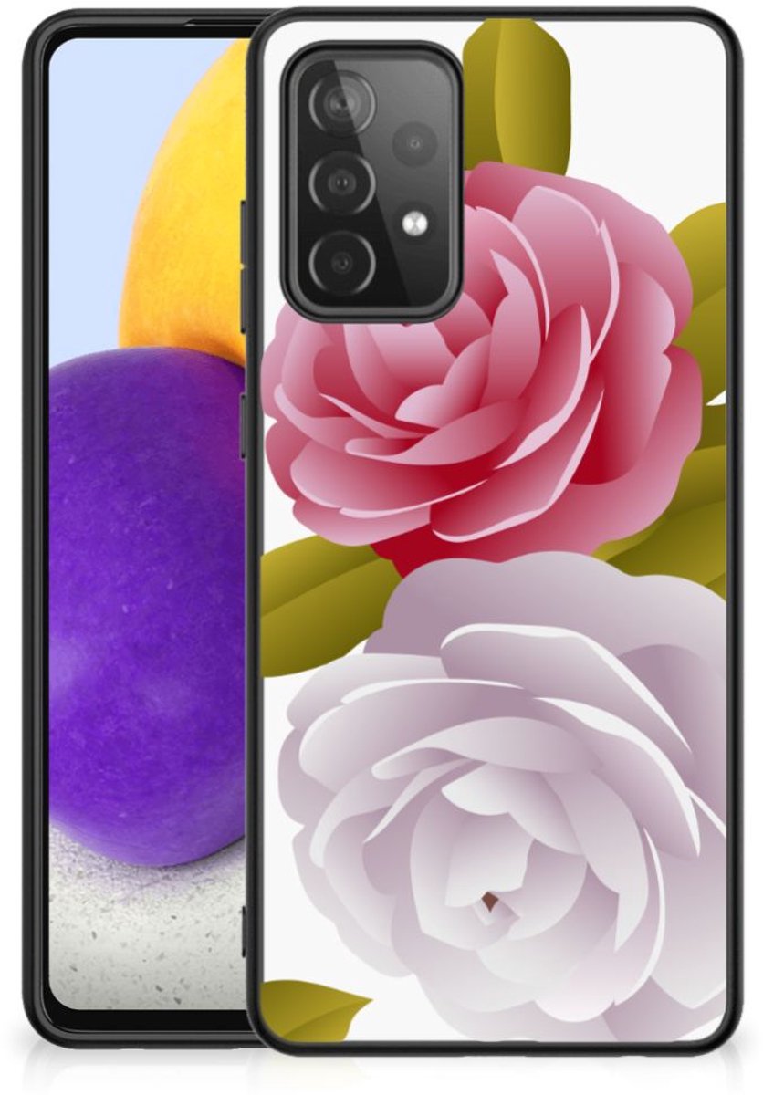 Samsung Galaxy A72 (5G/4G) Bloemen Hoesje Roses