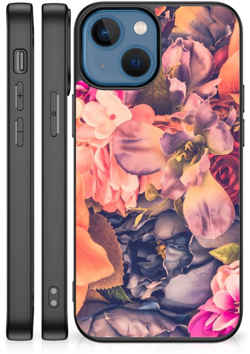 Apple iPhone 13 mini Bloemen Hoesje Bosje Bloemen