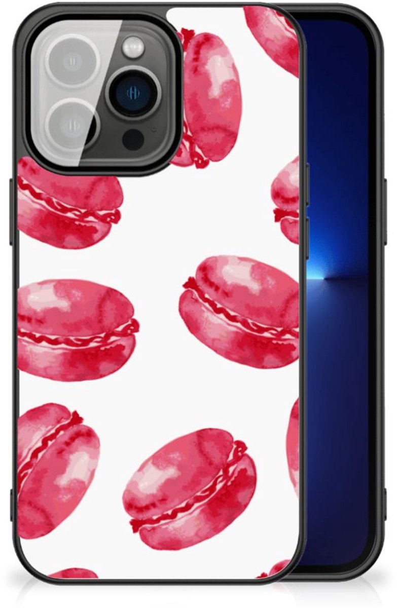 iPhone 13 Pro Back Cover Hoesje Pink Macarons