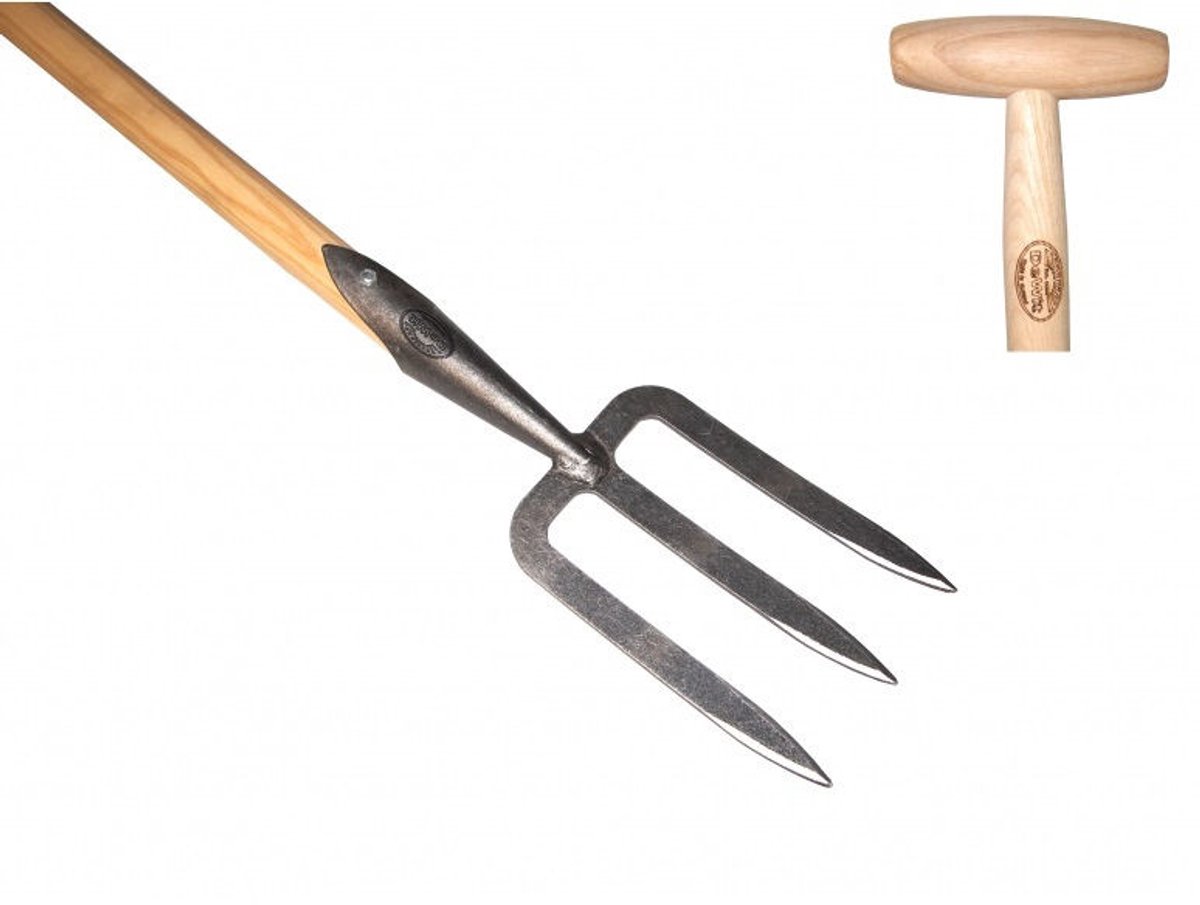 De Wit Handgreepje Met Essen T-steel 80 Centimeter