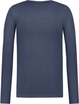 Ten Cate thermo t-shirt long sleeve v-neck navy voor Heren | Maat L