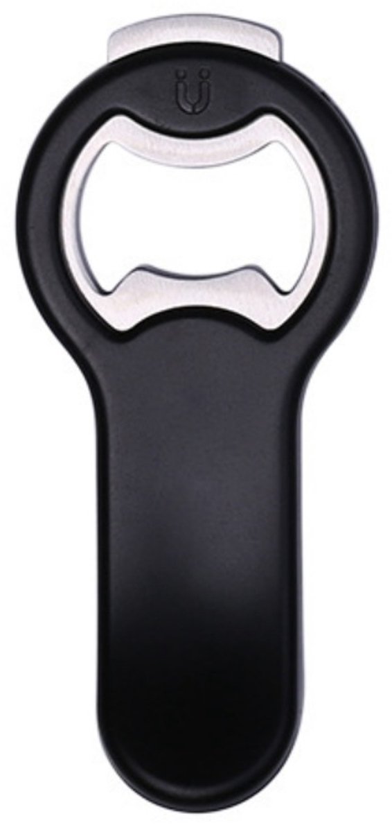 EXCITAT Flessenopener - 2 in 1 Magnetische bierflesopener - Flessenopener voor frisdranken - Gemakkelijk op te bergen op de koelkast - Met dekselopvangbak - Met magneten - Geschikt voor koelkasten en campers - Cadeau