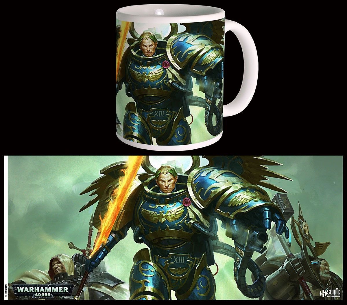 Semic Studio Warhammer 40k Roboute Guilliman Mok Groen