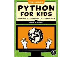 Omslag van Python for Kids, 2nd Edition