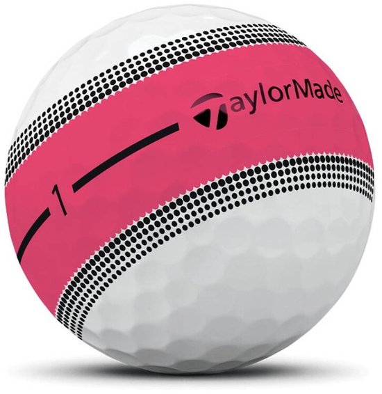 TaylorMade Tour Response Stripe Golfballen 2025 - Roze - 12 Stuks van TaylorMade — afbeelding 2