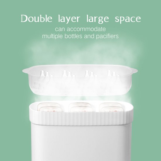 Zimeitu Baby Bottle Sterilizer Electric Steam - Baby Fles reiniger — afbeelding 4