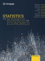 Statistics for Business and Economics - 6th edition | bol