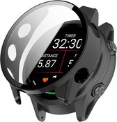 Strap-it Hard case hoesje met screen protector glas - geschikt voor Garmin Forerunner 570 - 47mm (zwart)